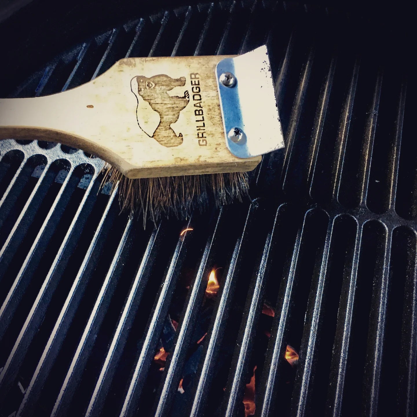 GrillBadger Non-Metallic Grill Brush