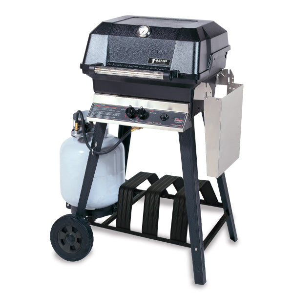 MHP Model JNR4DD Grill on Aluminum Cart