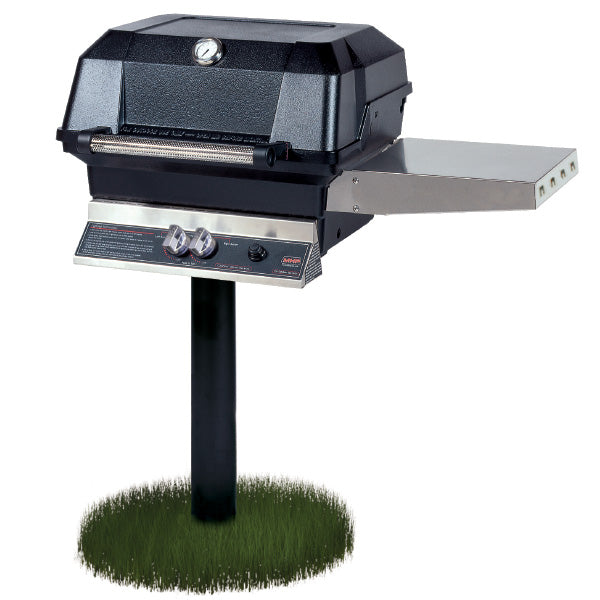MHP Model JNR4DD Grill on 48" In-Ground Post