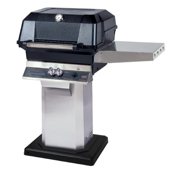 MHP Model JNR4DD Grill on 304 Stainless Column Base