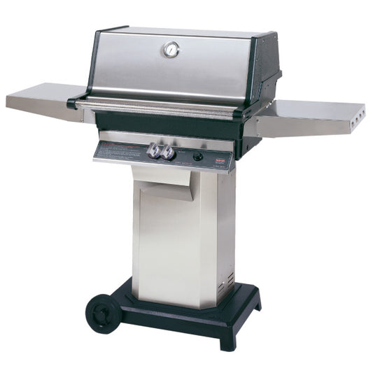 MHP Model TJK2 Gas Grill on 304 Stainless Steel Column